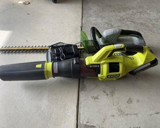 Lot 165 | Ryobi Blower & EGO Hedger
