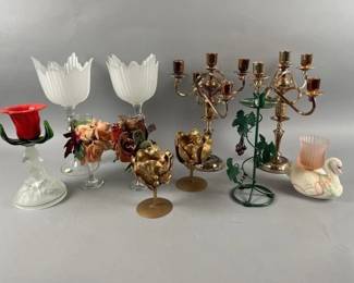 Lot 226 | Miscellaneous Candle Holders
