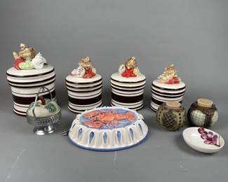 Lot 89 | Nautical Kitchen Jars and More
