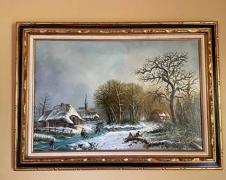 Lot 17 | Signed Bruener Original Oil On Canvas
