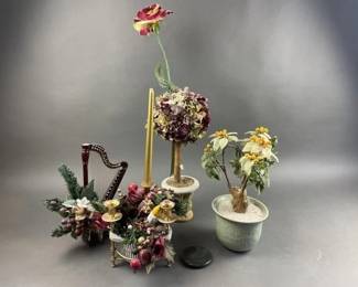 Lot 120 | Big Jade Glass Tree & More!
