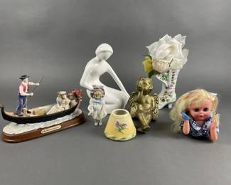 Lot 33 | Vtg Bisque Figurine & More!
