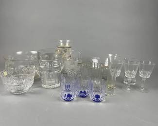 Lot 103 | Cut Crystal Glassware and More
