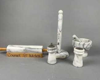 Lot 93 | Marble Kitchen Utensils

