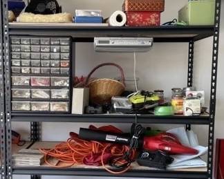 Lot 181 | Shelving Unit and Contents, including Jacks
