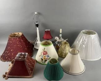 Lot 274 | Lamp Shades & Lamp Lot
