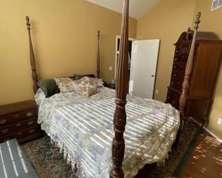 Lot 145 | Full Size Bed Frame & Bedding
