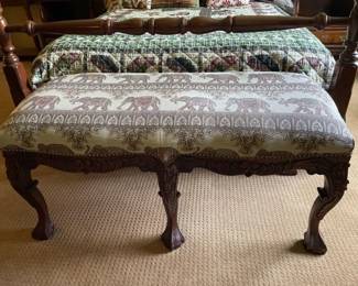 Lot 115 | Baroque Upholstered Bench
