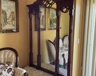 Lot 19 | Vintage Hall Stand With Marble
