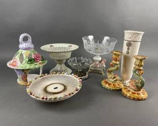 Lot 251 | Vtg Capodimonte Dish & More!
