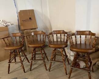 Lot 187 | 4 Vintage Bar Stools
