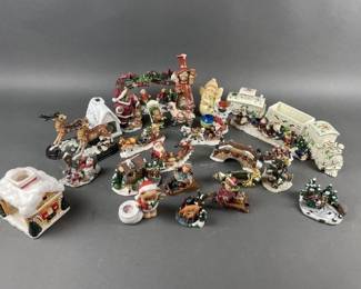 Lot 245 | Vtg Christmas Figurines, Decor & More!
