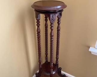 Lot 151 | Vtg Wood Planter Pedestal
