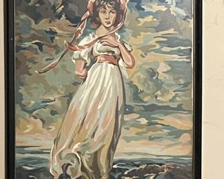 pink lady paint by number