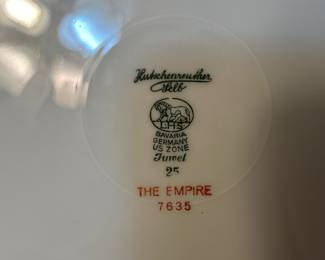 Hubchenreuther Bavarian china