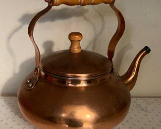 copper tea kettle