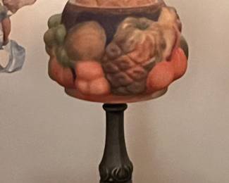 reverse painted lamp