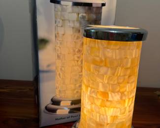 mother of pearl Towle lamp
