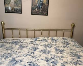 brass king headboard