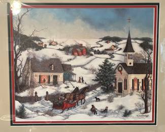 Linda Nelson Stocks Christmas print
