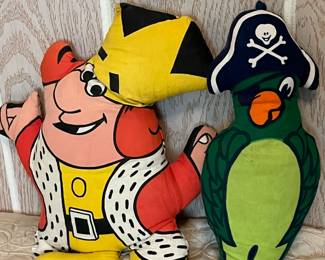 Vintage Burger King stuffed characters 