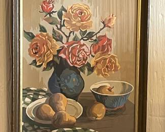 Kitchen theme paint by number 