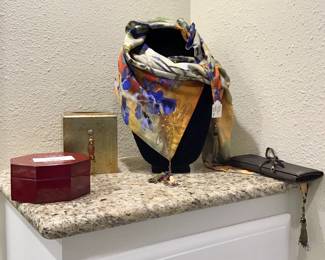 Mary Francis beaded scarf/shawl. 