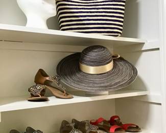 Ladies shoe sizes 6 to 6 1/2. 
