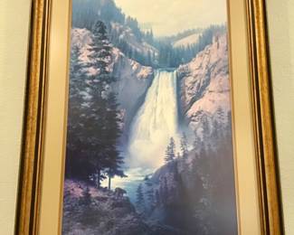 “Thundering Splendor”  print by Dalhart Windberg. Signed original Affidavit of Special Addition status is on the back. 