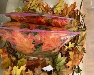 Autumn leaves decor