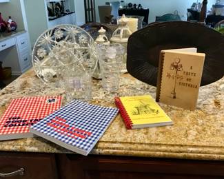 Local favorites! The Good Taste Collection by Emily Buckert.  The Good Taste Collection, A Second Serving by Emily Buckert.   Great Taste and Fond Memories of Old Victoria by Eleanor Gerrard. (Out of print, not available available online).  A Taste of Old Victoria, No longer imprint. 1975 Sesquicentennial Celebration, includes pictures of historical sites in the city.