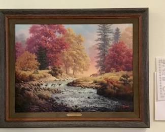 The Splendor of Autumn” by Dalhart Windberg. Limited Edition with Certificate of aAuthenticity.