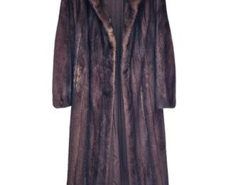 Lowenthal Furriers full length mink coat