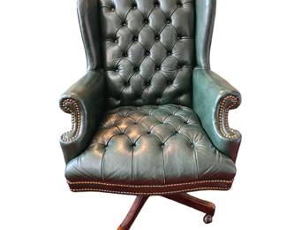 Vintage leather office chair