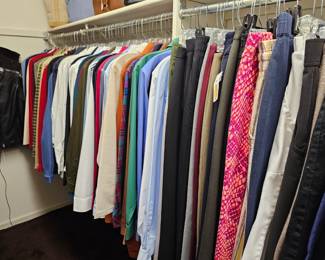 Ladies NICE clothing, blouses, shirts, slacks, vests