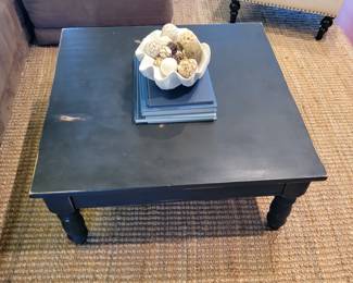 Black cocktail table