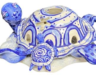 Diane Allen Handpainted Turtle