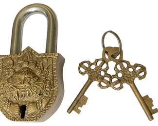 Tibetan Brass Lock