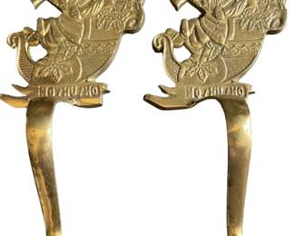 Brass Stocking Hangers