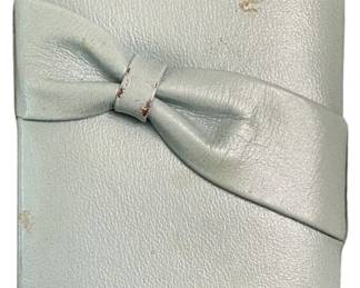 Teal Leather Cigarette Case