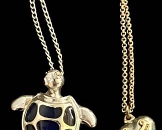 Juicy Couture Y2K and Turtle Necklaces