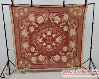 Heavy Wool Tulips Blanket