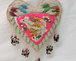 36 Native American Beaded Whimsey Pin Cushion.