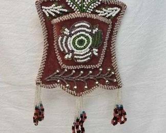 37 Native American Beaded Whimsey Match Holder