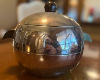 Vintage West Bend Penguin Hot Cold Server Ice Bucket MCM 