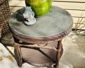 Woven Outdoor Table