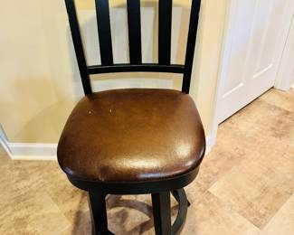One of Two Counter height stools 