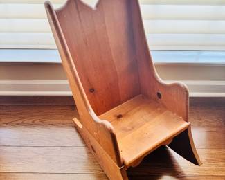 Child’s Wood Rocker