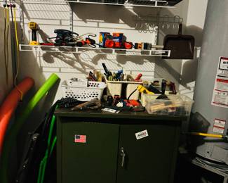 Utility Chest, Hand and Power Tools