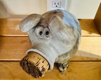 Hand Crafted, Pottery Piggy Bank